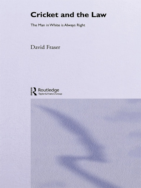 Cover image for book Cricket and the Law
