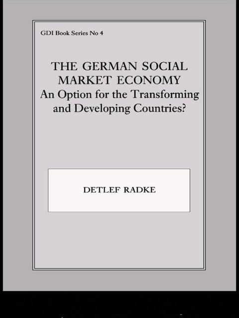 Cover image for book The German Social Market Economy