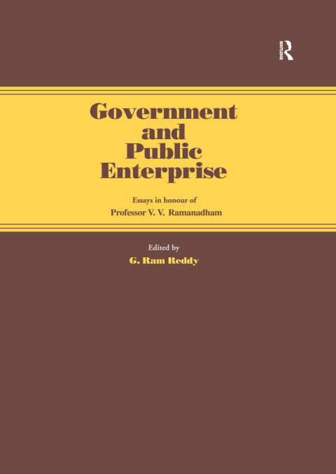Cover image for book Government and Public Enterprise