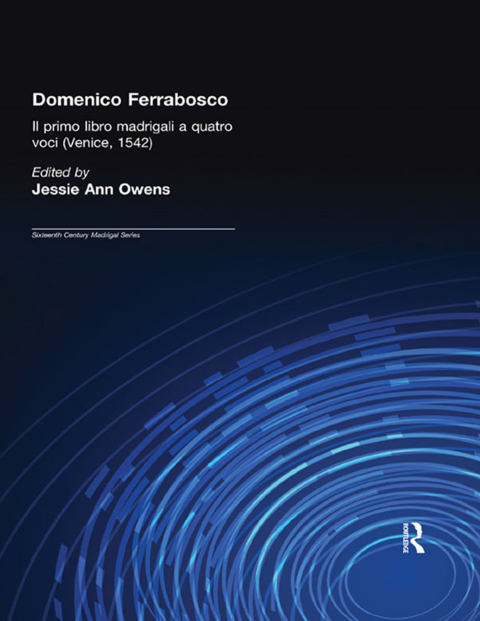 Cover image for book Domenico Ferrabosco, Il primo libro de madrigali a quatro voci (Venice, 1542)