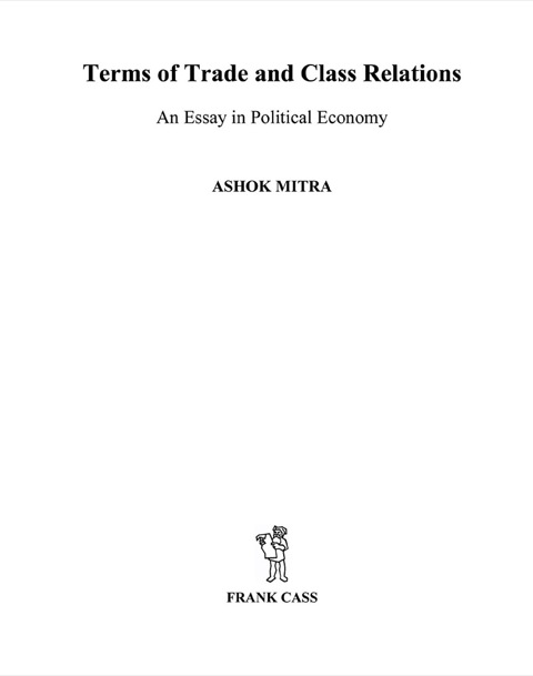 Terms of Trade and Class Relations 