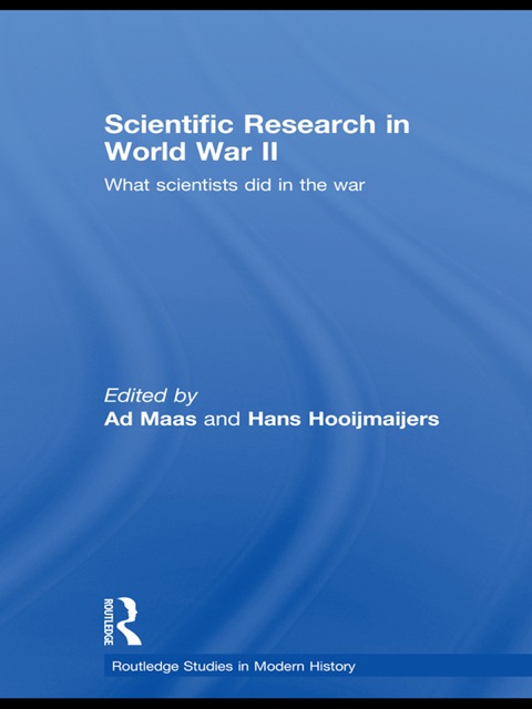 Cover image for book Scientific Research In World War II