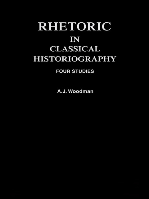 Cover image for book Rhetoric in Classical Historiography