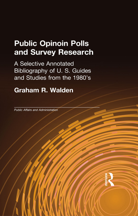 Cover image for book Public Opinion Polls and Survey Research