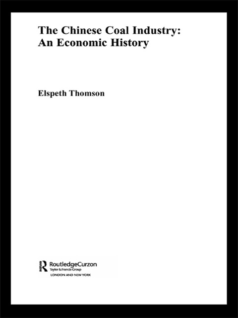 Cover image for book The Chinese Coal Industry