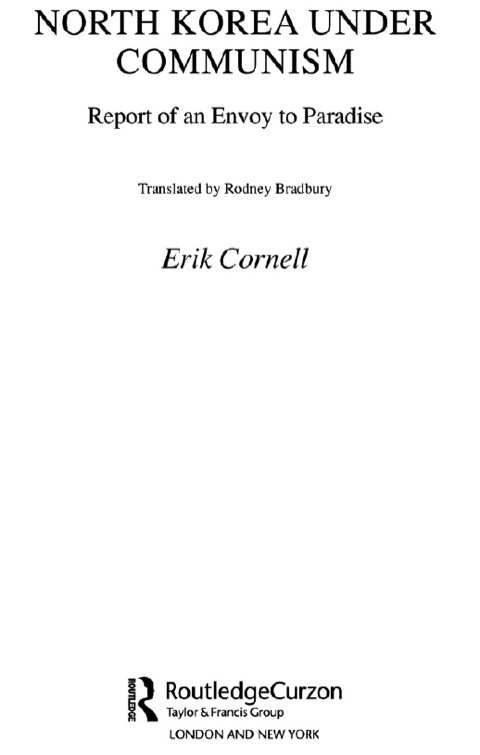Cover image for book North Korea under Communism