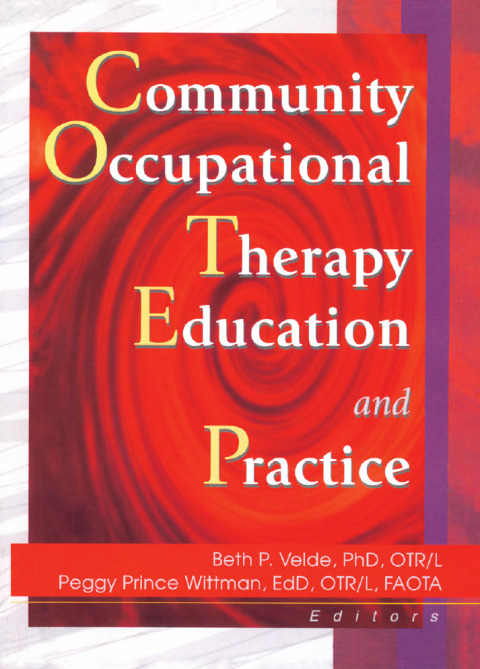 Cover image for book Community Occupational Therapy Education and Practice