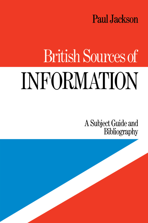 Cover image for book British Sources of Information