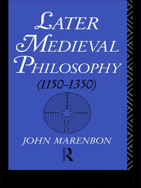 Cover image for book Later Medieval Philosophy