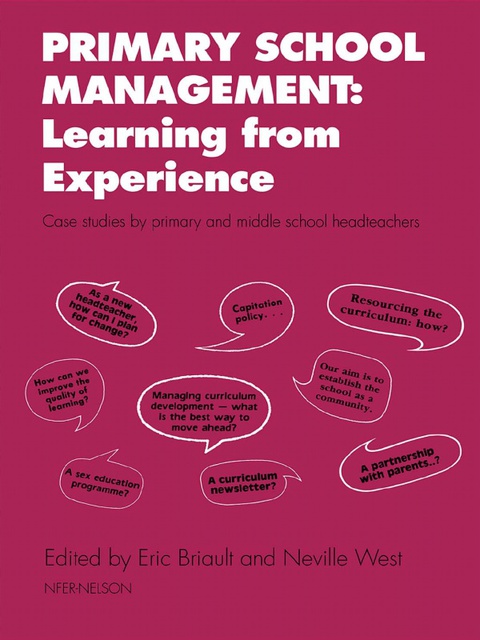 Cover image for book Primary School Management: Learning from Experience