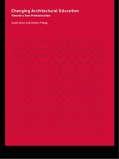Cover image for book Changing Architectural Education