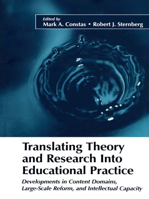 Cover image for book Translating Theory and Research Into Educational Practice