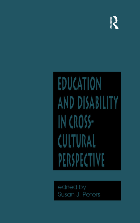Cover image for book Education and Disability in Cross-Cultural Perspective