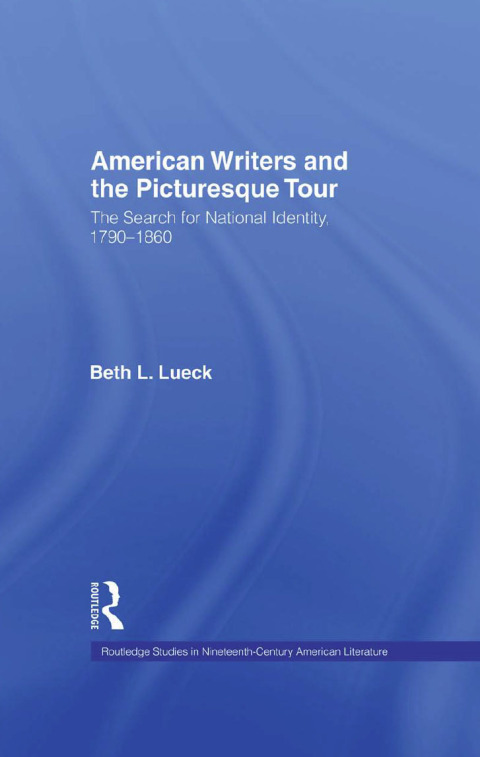 Cover image for book American Writers and the Picturesque Tour