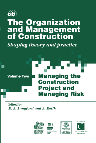 The Organization and Management of Construction
