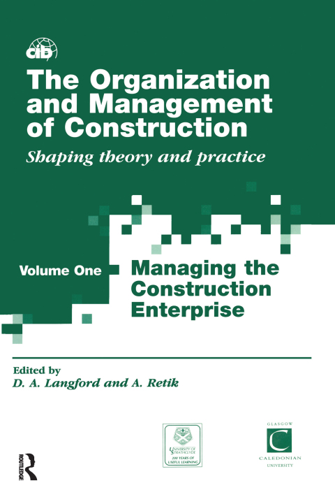 Cover image for book The Organization and Management of Construction
