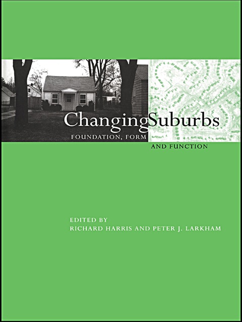 Cover image for book Changing Suburbs