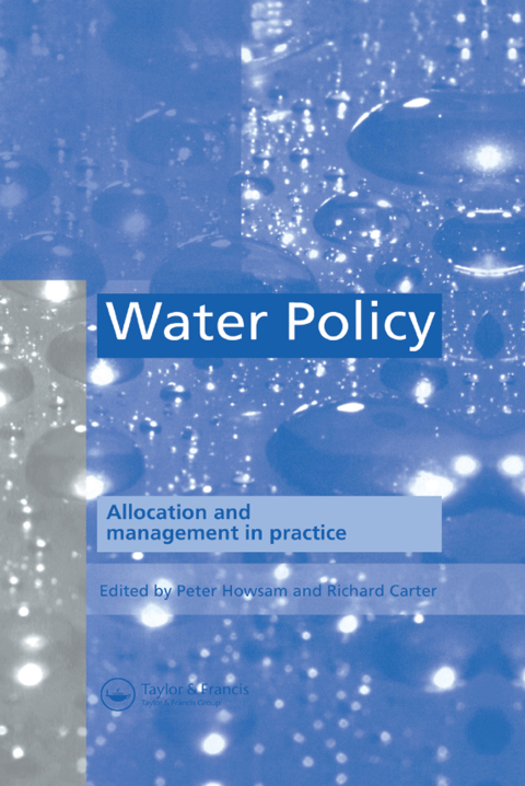 Cover image for book Water Policy