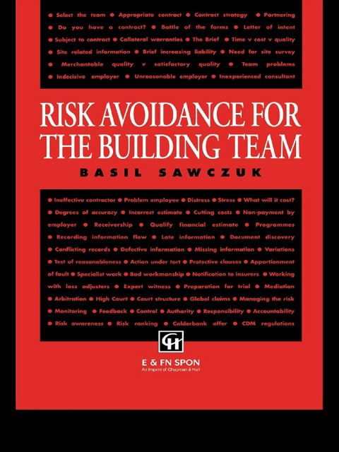 Cover image for book Risk Avoidance for the Building Team