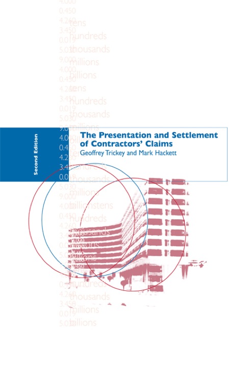 Cover image for book The Presentation and Settlement of Contractors' Claims - E2