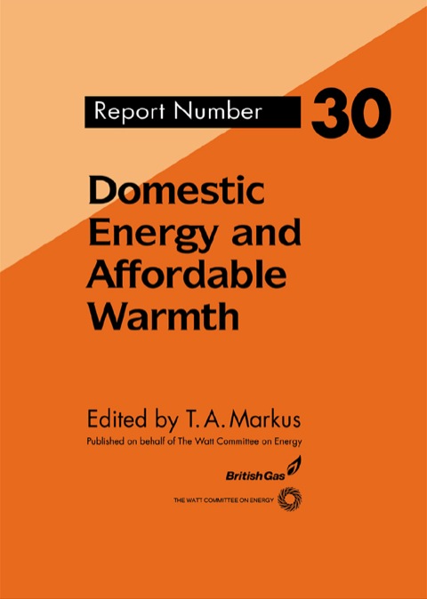 Cover image for book Domestic Energy and Affordable Warmth