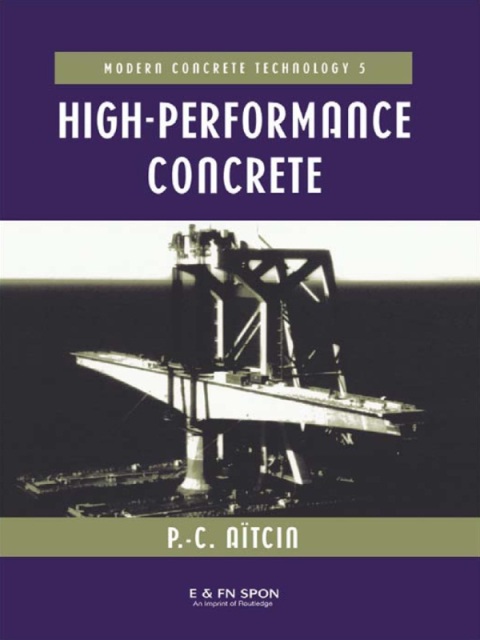 Cover image for book High Performance Concrete