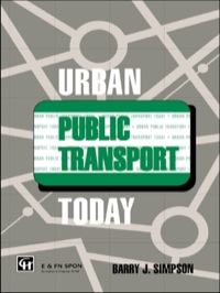 Cover image: Urban Public Transport Today 1st edition 9781138473843
