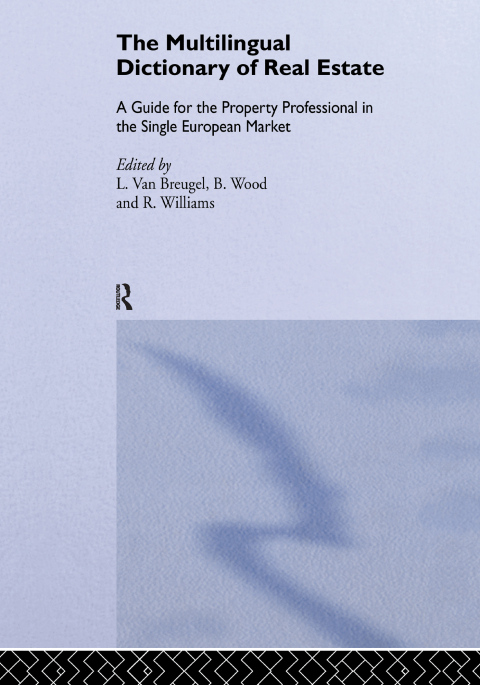 The Multilingual Dictionary of Real Estate 
