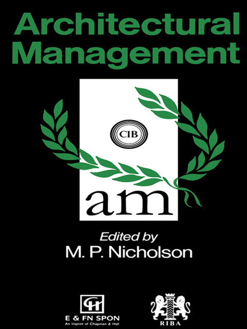Cover image for book Architectural Management