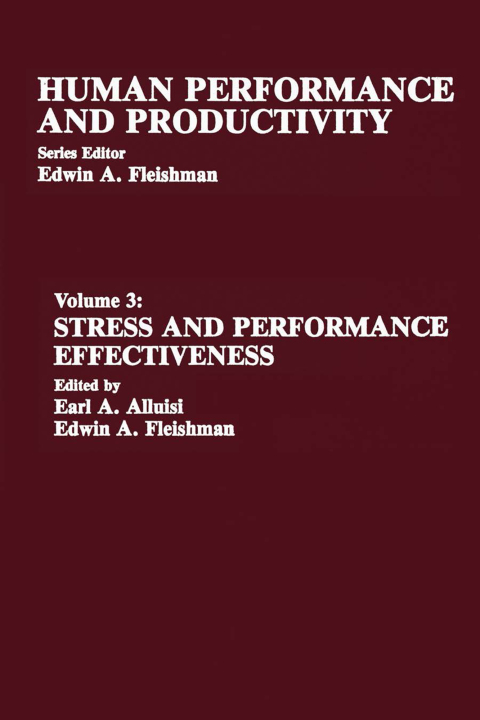 Cover image for book Stress and Performance Effectiveness