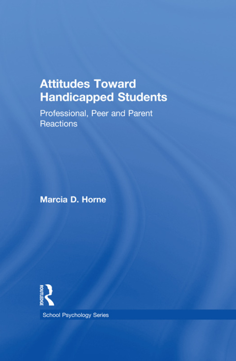 Cover image for book Attitudes Toward Handicapped Students