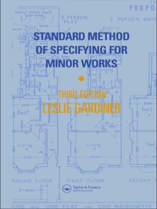 Standard Method of Specifying for Minor Works