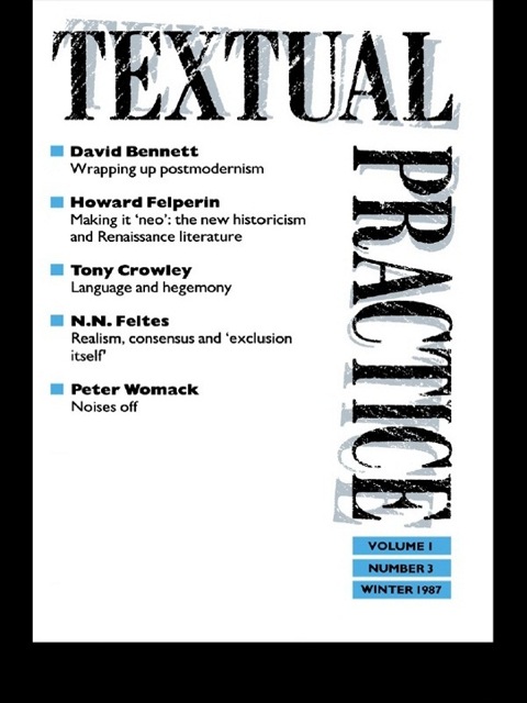 Cover image for book Textual Practice