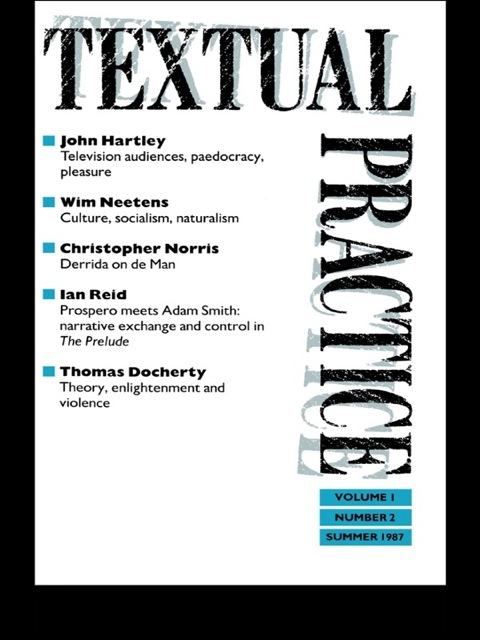 Cover image for book Textual Practice