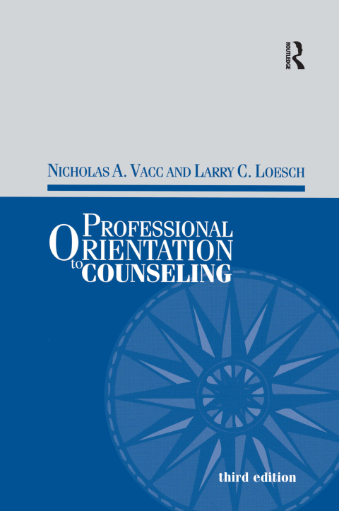 Cover image for book Professional Orientation to Counseling