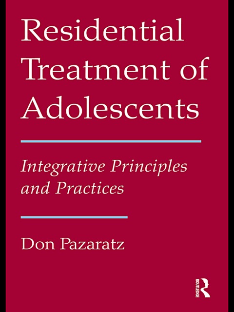Cover image for book Residential Treatment of Adolescents