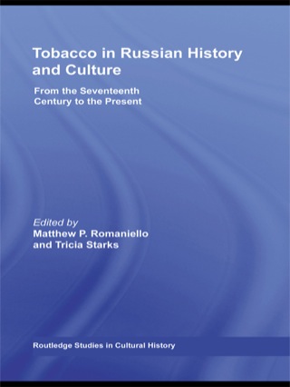 Tobacco in Russian History and Culture