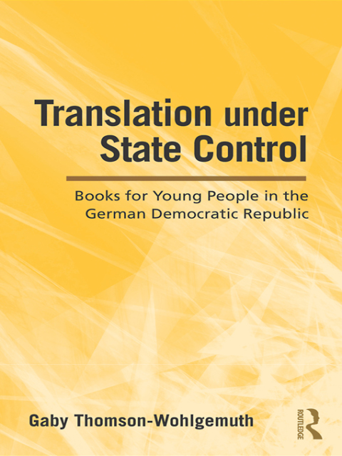 Cover image for book Translation Under State Control