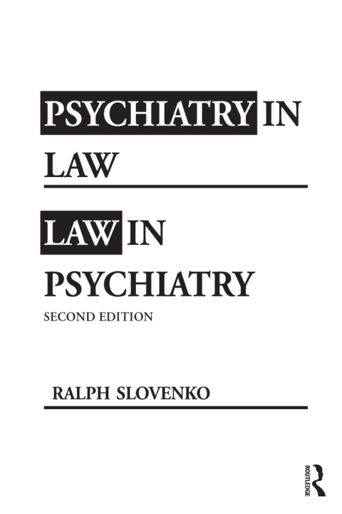 Cover image for book Psychiatry in Law / Law in Psychiatry, Second Edition