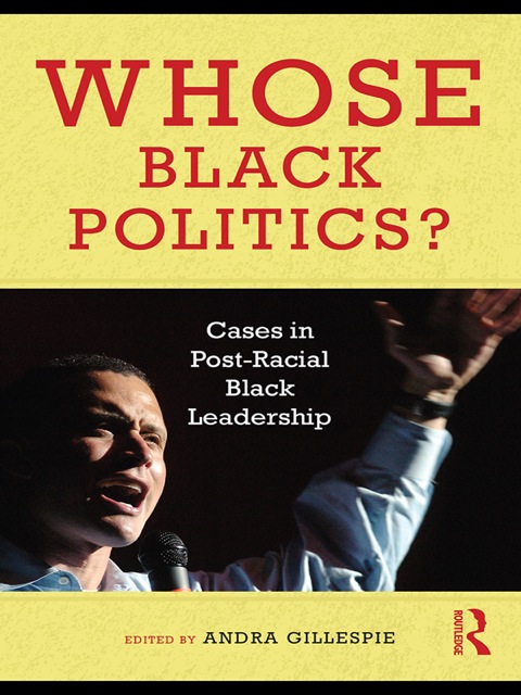 Cover image for book Whose Black Politics?