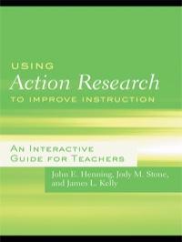Titelbild: Using Action Research to Improve Instruction 1st edition 9780415991742