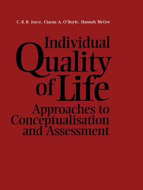 Cover image for book Individual Quality of Life