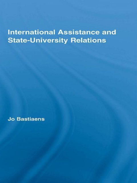 Cover image for book International Assistance and State-University Relations