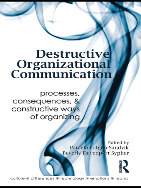 Cover image for book Destructive Organizational Communication