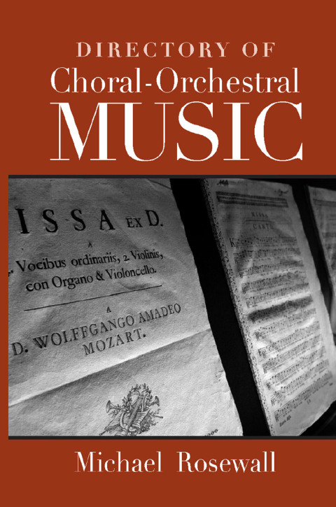 Cover image for book Directory of Choral-Orchestral Music