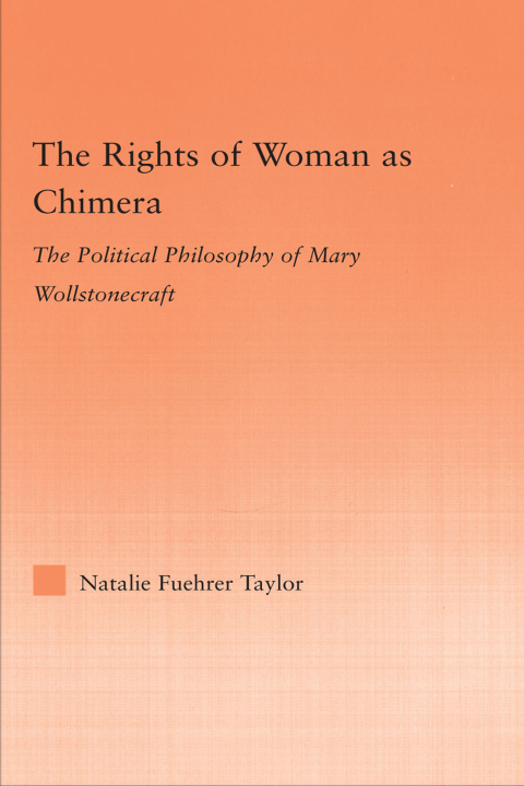 Cover image for book The Rights of Woman as Chimera