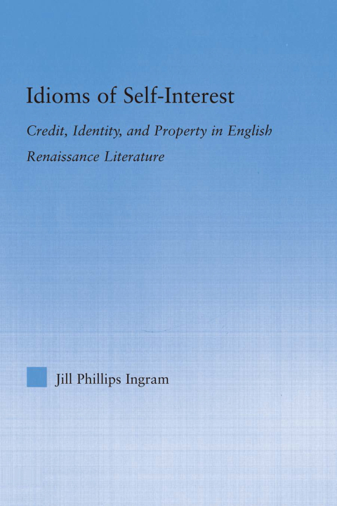Cover image for book Idioms of Self Interest