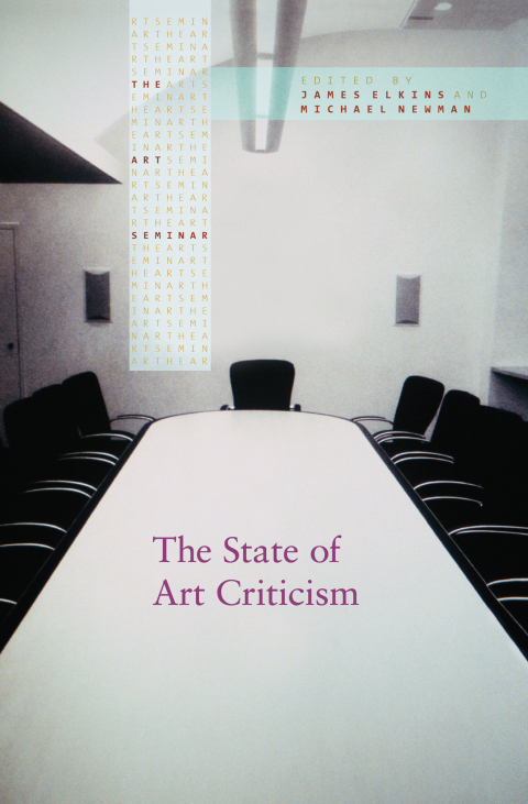 Cover image for book The State of Art Criticism