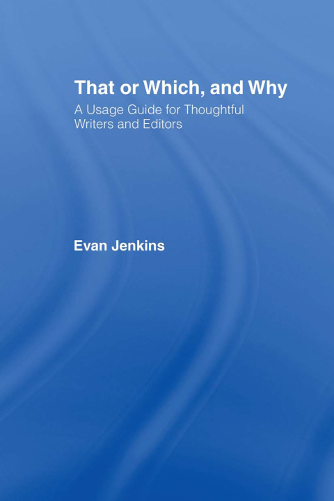Cover image for book That or Which, and Why