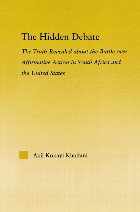 Cover image for book The Hidden Debate